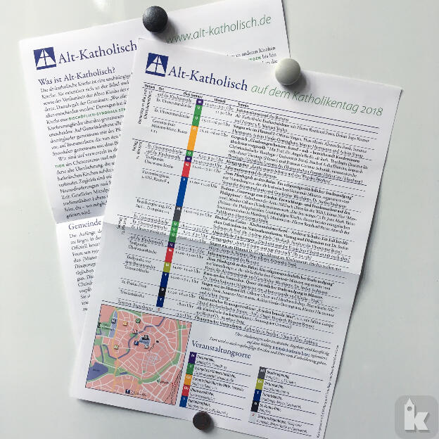 Terminübersicht für den Katholikentag 2018